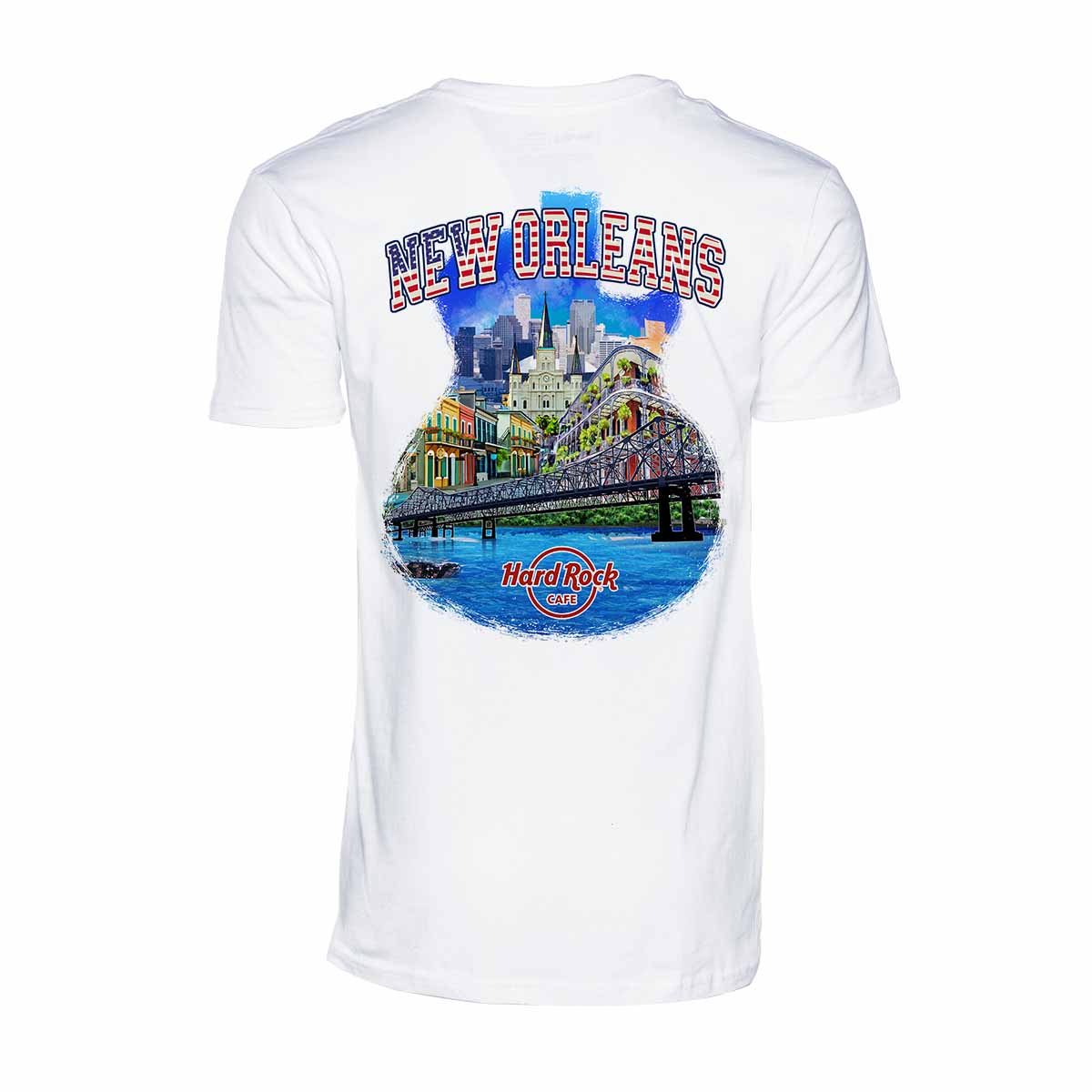 Men's Guitar City Art Tee image number 1